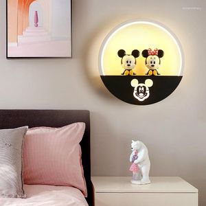 Wandlampe nordisch montiertes Wohnzimmer Schlafzimmer Nachtleuchte kreativer TV -Hintergrund Korridor Moderne Lichter El Gast