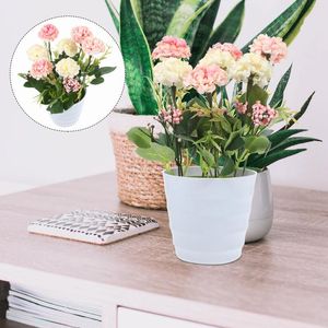 Decorative Flowers Artificial Flower Bonsai Plants Desktop Potted Fake False Small Decoration