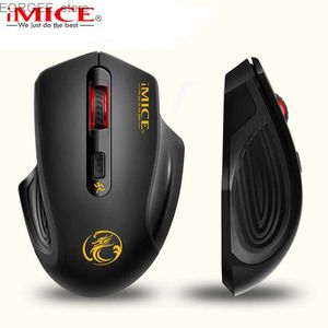 Ratos ergonomics 2.4GHz mouse sem fio USB 3.0 Receptor Optical Computador Mouse Power Economing Design de games sem fio ratos para laptop para PC Y240407