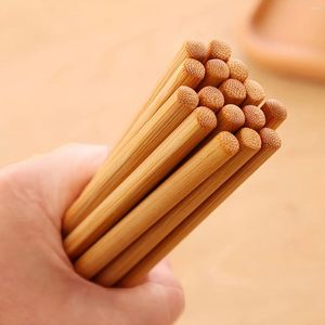 Chopsticks 10pcspair Bamboo Wooden Household Reusable For Home Kitchen Restaurant El