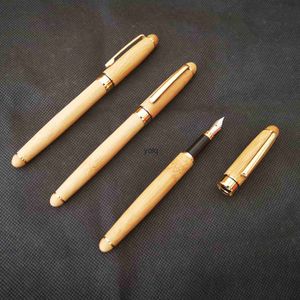 Fountain Pens Bamboo pen bamboo natural white wood precious ball beautiful fine brush eternal Demile Factory H240407