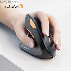 MICE Protoarc EM13 Wireless vertikaler Maus, die für Linkshänder geeignet sind, 2,4 g USB Enonic Maus geeignet für PC und Laptop Y240407 geeignet sind