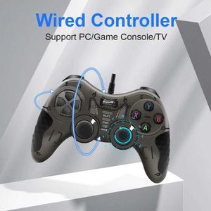 Oyun Denetleyicileri Joysticks Oyun TV'ler/Bilgisayarlar İçin Siyah Beyaz Hat Kontrolörü/Titreşim Etkisi ile Joystick Denetleyici Q240407