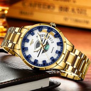 Altri orologi Nibosi Watch Mens Top Luxury Brand Gold Sports Waterz Watch Watch Date Mens Dress Fashion Fashion Reno Masculinol240403