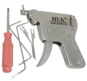 Huk Lock Pick Gun Locksmith Toolsロックピックセットドアロックオープナーピッキングツールバンプキーパドロック8248510