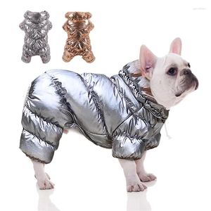 Hundkläder Vinterkläder Varma husdjurskläder Vattentät kappajacka Jumpsuit Chihuahua Yorkie Pomeranian Schnauzer valpdräkt