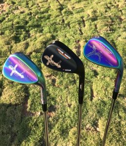 2021 Golfkeile Datang Dragon Phoenix Crucifix Wedges geschmiedet 52 56 60 Grad mit dynamischem Gold S300 Wellen Golf Clubs7271174