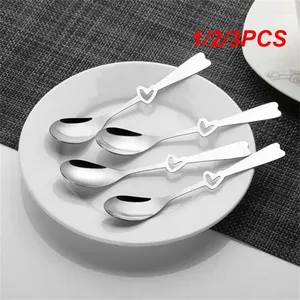 Кофе Scoops 1/2/3PCS Spoon Spoon Forked Fork 12G Процесс полировки не легкий царапины гладкие края очистить кухонные аксессуары