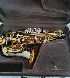 Julius Keilwerth EX90 Series III Brass Alto EB Tune Saxophone High Quality E Flat Musical Instrument Black Nickel Gold Carved Sax 2551273
