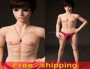 Doll de 140 cm e 165 cm de sexo masculino de alta qualidade de silicone gay bonito homem musculoso homem grande pênis vibrador para women5173320