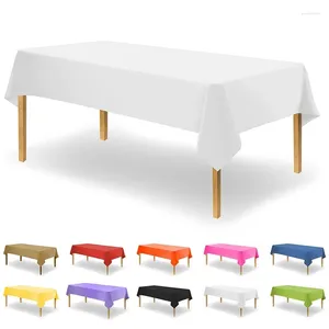 テーブルクロスユーザーユーザーソリッドカラーテーブルクロスカバーの装飾カバーの結婚式とパーの誕生日とパーに使用される黒い防水