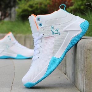 Basketbol Ayakkabıları Marka Erkek Kadınlar Yüksek Top Spor Yastığı Hombre Athletic Rahat Siyah Spor Kekatları Zapatillas