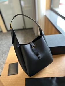 Classic Trendy Underarm Bag Fashion Designer Bag Top grade Cowhide Original Material Handbag Casual Versatile Black Goddess Bag