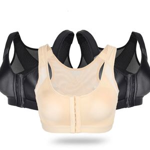 Posture Corrector Lift Up Bra Women Shockproof Sports Support Fitness Vest Bras Breathable Underwear Cross Back Corset S5XL 240407