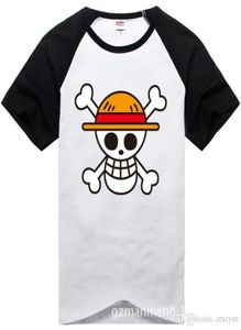 One Piece T shirt 2017 Fashion Japanese Anime Clothing Back Color Luffy Cotton Tshirt For Man And WomenBrand CamisetaTH0016551395