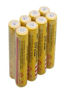 Yellow UltraFire 18650 High Capacity 5000mAh 37V Liion Rechargeable Battery For LED Flashlight Digital Camera Lithium Batteries 2660117