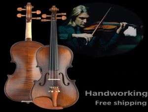 V304 Violino de abeto de alta qualidade 44 Handcraft Musical Instruments Violino Bow Violin Strings5337535