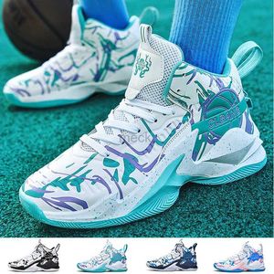 Athletic Outdoor Basketball Shoes Kids Athletic Basketball Sneakers 2023 New Arrival Breathable Non Slip Basketball Boots for Men Free Shipping 240407