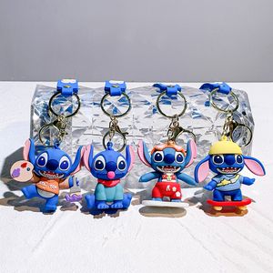 Fashion Cartoon Movie Character KeyChain Rubber and Key Ring för ryggsäcksmycken Keychain 083707