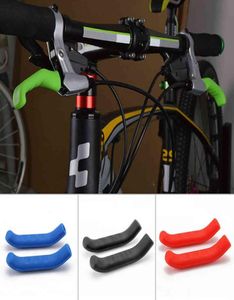 1 paio di mountain mountain mountain mountain wrap wrap bicycle freno leva freno non slip silicone coprita protezione cover dell'impugnabile rimovibile 7642466