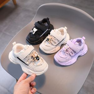 Barnskor småbarn sneakers spring höst ny tecknad icke-halk modedesigner sko pojkar flickor barn sneakers baby skor barn småbarn