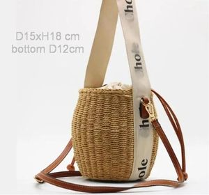 Tasche Designer -Taschen Luxurys Handtaschen Umhängetaschen Cross Body Fashion Ladies Geldbeutel Lady Handtaschen Stroh gewebte Einkaufstasche Sommer Beach Eimer Tasche