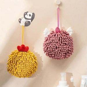 Towel Cute Cartoon Animal Hand Soft Close Skin Chenille Children's Sponge Plush Cloth Kitchen Bathroom Super Absorbent Towels