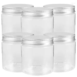 Garrafas de armazenamento 6pcs Small chuveiro favorece a boca, jelly jelly frascos multifuncionais em contêineres itens para a cozinha de restaurantes