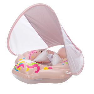 Baby nuoto galleggiante con baldacchino infantile mobile anello galleggiante per bambini accessori piscina Accessori per bagni di bagno estivo 240407