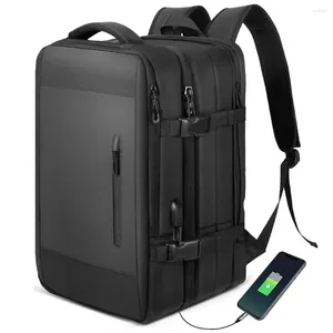 Ryggsäck bärbara datorer kvinnor man vattentät väska USB laddar mochila resor ryggsäckar bagage