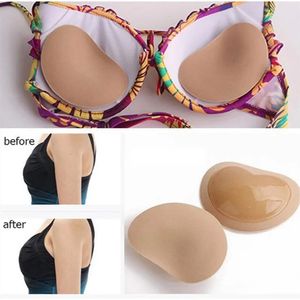 Bikini Chest Pad Set Push Up Padded Bikinis Swimsuit Women Swimwear Thicker Breathable Sponge Bra 240403