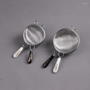 Tea Trays 1PC 304 Stainless Steel Reusable Infuser Strainer Filter Kitchen Accessories Leaf Spice Handle Clip