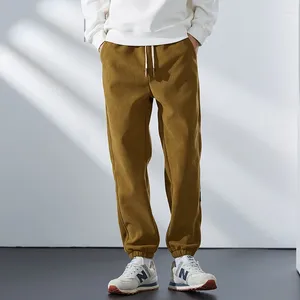 Calça masculina outono de inverno elegante moda harajuku slim fit ropa hombre solto all mouch esport sport casual retro retro cilindro leggings
