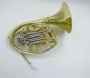 Double Row 4 Key B to F Tune French Horn Brand Qualität Musikinstrument Gold Lack kann das Logo French Horn mit Case5499275 anpassen