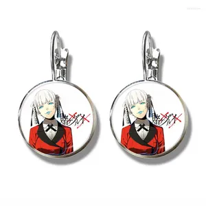 Stud Earrings 2024 Arrival Anime Kakegurui Jabami Yumeko Saotome Meari Suzui Ryota French Hook Gift Dropship