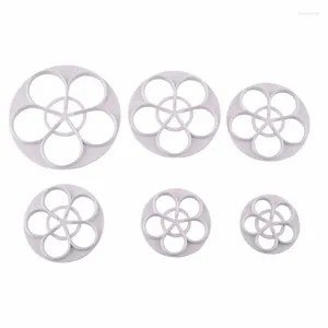 Moldes de cozimento 3D Fondant requintado Flor Chocolate Candy Mold Polymer Craft Molds Diy Dropship Homeship