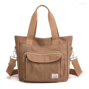 Shoulder Bags Winter Women Bag Outdoor Messenger Canvas Handbag Large Capacity Fashion Women's Tote Shopping