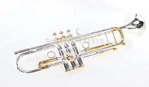 LT180S 72 Trumpet B Flat Durable Brass Bb Trumpet Exquisite Carved With Silver Plated Mouthpiece With Gloves Box Adjustable Stra8274748