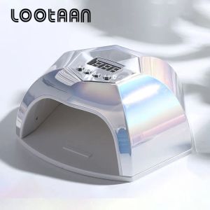 Bolts Lootaan 42 Leds Uv Led Nail Lamp for Drying Nail Gel Polish Professional Auto Sensing 4 Timers Manicure Dryer Colorful Nail Tool