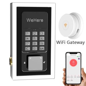 Lock WeHere APP Phone Remote Control Smart Password Electronic Key Safe Box Storage For Outdoor Security Apartment Hotel Management