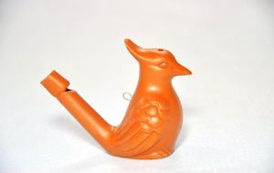 600 pcslot Ceramic Bird Whistle Cardinal Vintage Style Water Warbler with loopEducational Musical Instrument3918892