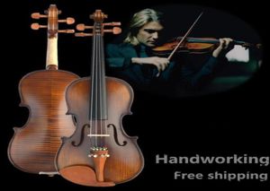 V304 Högkvalitativ granfiol 44 Handcraft Musikinstrument Violin Bow Violin Strings5867213