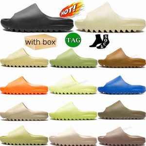 slides Slippers slider clogs sandals onyx pure ochre bone resin clog sand designer Men Women sandalias summer slide rubber slipper beach Orange Shoes F5BR#