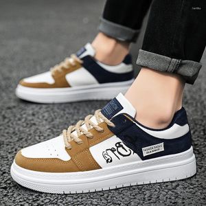 Casual Shoes Mode Sneakers Trend Schnürung 2024 Herren Flat Light Fitness für Männer Outdoor Nicht-Schlupf