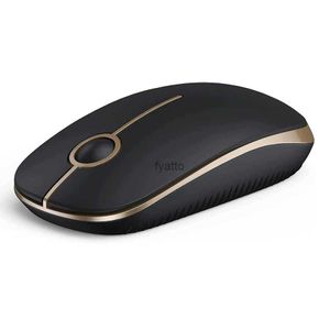 Topi gelatina pettine 2.4g mouse wireless ultra-sottile con nano ricevitore ottico portatile privo di rumore adatto adatto per laptop MacBooks H240407