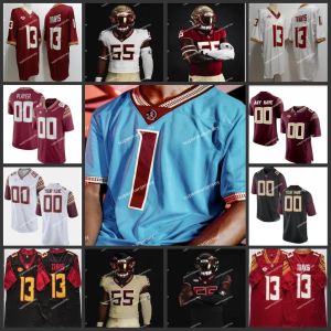 2024 Anpassad NCAA Florida Football Jersey Derwin James Deondre Francois Jameis Winston Deion Sanders Cam Akers Dalvin Cook Charlie Ward Fsu Jerseys