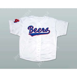 Gdsir BaseKetball Trey Parker Joe Cooper 44 Milwaukee Beers Baseball Jersey Ed Top