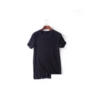 남자 티셔츠 브랜드 mens Modal tshirt vneck 대형 남자 짧은 소매 느슨한 남자 티셔츠 남성 탑 티스 240315 드롭 otgrz