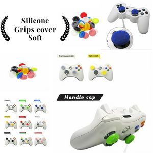 Air Express Shipping Soft Skid-Proof Silicone Thumbsticks Cap Thumb Stick Caps Joystick Cover Grips Cover för PS3/PS4/Xbox One/Xbox 360 Controllers