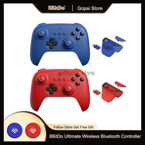 Controladores de jogo Joysticks 8bitdo Ultimate Wireless Bluetooth Game Controller com Dock de carregamento adequado para interruptores e PCs Windows 10 11 Decks de vapor Q240407